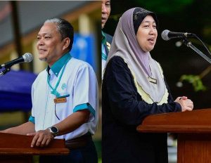 Khali Aziz (kiri) dan Nor Azah