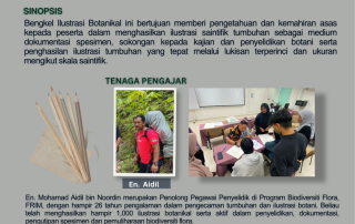 Poster Bengkel Ilustrasi Botanikal