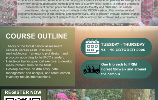TROPICAL FORST CARBON INVENTORY SHORT COURSE